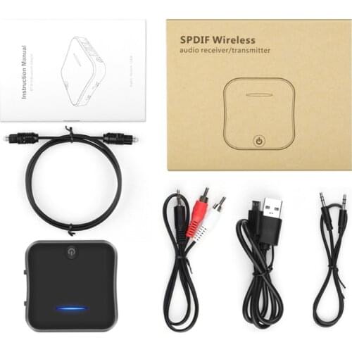 CSR8675 Wireless Adapter RCA SPDIF 3.5mm Aux Jack for TV PC Car