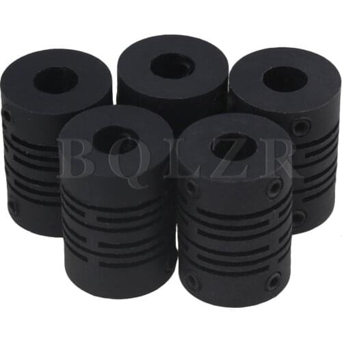 BQLZR 5x D15L21 Encoder Coupling Plastic Elastic Coupling Motor Coupler 6x6mm