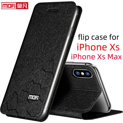 For iPhone Xs case iphone xs max flip cover leather ultra thin tpu apple xs back book stand slim luxury glitter protective case