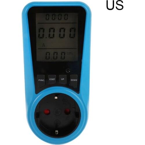 Plug Digital Voltage Wattmeter AC Electricity Analyzer Monitor Watt Energy Meter 23GB