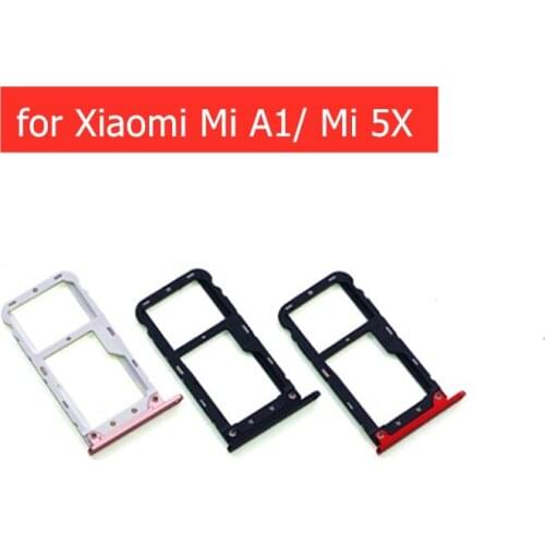 For Xiaomi Mi A1/ Mi 5X Card Tray Holder SIM Micro SD Card TF Card Slot Adapter Holder Replace Repair Spare Parts