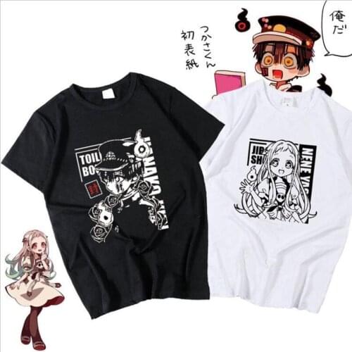Toilet-bound Hanako-kun t shirt Anime Jibaku Shounen Hanako kun Cosplay t-shirt Personalized mens short sleeve tops tees casual
