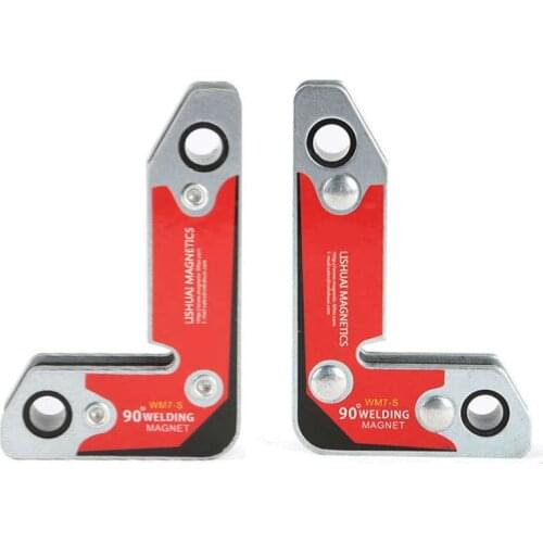 2Pcs/Set Wm7-S Magnetic Holder/Corner Welding Magnets / Internal And External Right Angle Fixator 30 60 90 Angles Magnetic Cla