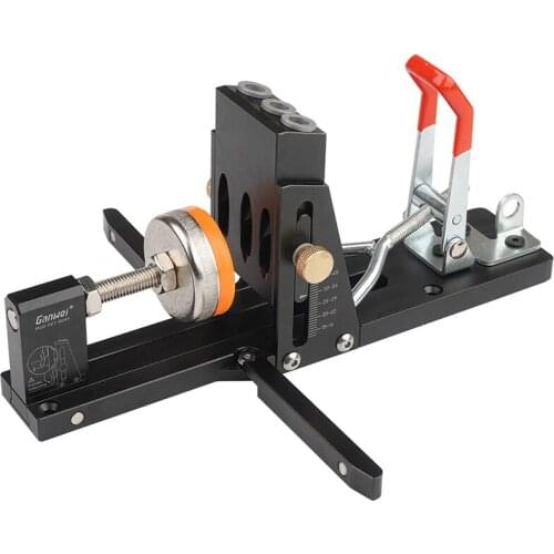 Woodworking Oblique Hole Punch Locator Aluminum Drilling Guide Kit Wood Doweling Jig For Furniture Fast Connecting DIY Tools