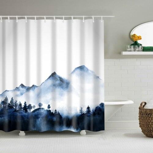 Dafield Japanese Shower Curtain Set with Hooks Asian Chinese Japan Colorful Fish 3D Culture Design Waterproof Polyester