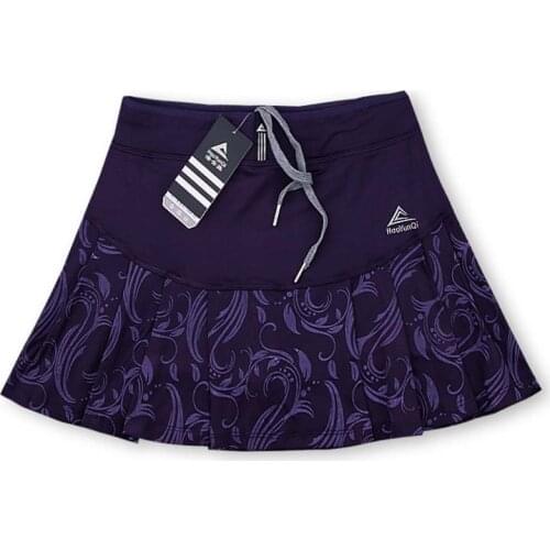 New Sport Skorts Women Quick Dry Running Badminton Tennis Pleated Skirts Short Skirt with Pocket