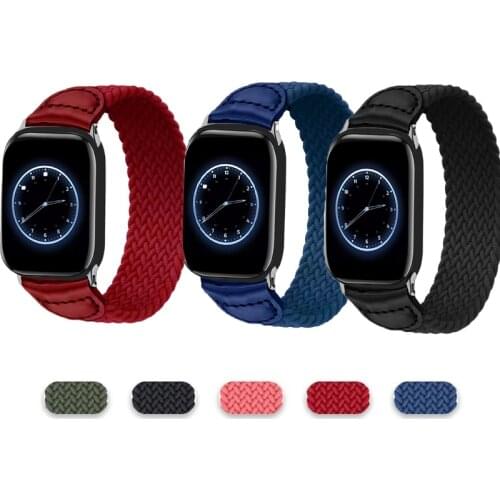 New Nylon Elastic Strap for Apple Watch 6 Se Band for IWatch Serie 5 4 3 Belt Bracelet Braided Solo Loop 38mm 40mm 42mm 44mm