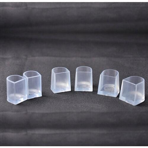 1 Pair 3 Size Latin Dance Shoes Transparent Shoe Care Kit Cap Shoe Care Hard Wearing High Heeler Heel Protector Stoppers