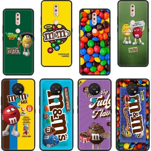 M&Ms Chocolate Food Silicone Phone Case For Nokia C10 G10 5.4 7.2 3.4 5.3 2.3 3.2 8.3 2.4 X10 X20 G20 C20 2.2 Fundas Cover