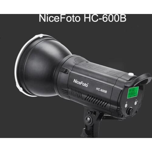 NiceFoto HC-600B HC600B Photography Lighting LED Video Light 5600K Continuous Light for Studio Video Recording Live broadcast