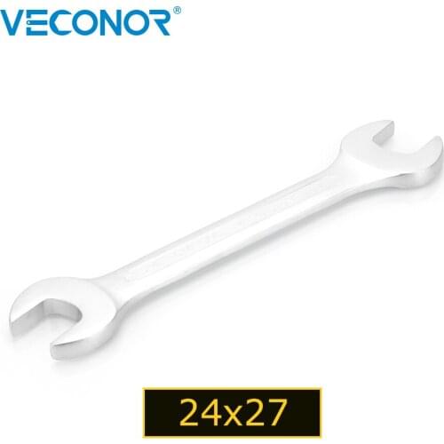Veconor 24x27mm Metric Double Open End Wrench Chrome Vanadium Universal Double Headed Multi-Function Spanner Repair Hand Tools