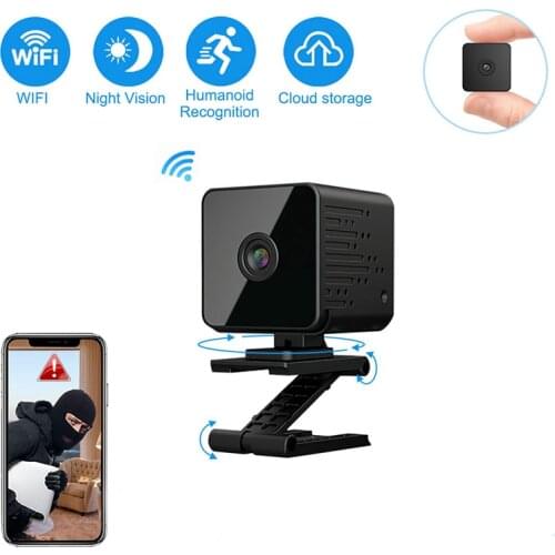 Wifi Mini Cam HD 720p Wireless IP Night Version Micro Security Small Network Battery Camera Support Two-way Audio