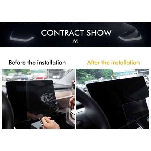 Tempered Glass For Tesla Model 3 Y S X 2021 Accessories Car Navigation Screen Center Control Touchscreen Protector Film New