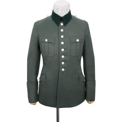 GUDA-B010-OFF WWII German Heer M27 Officer Gabardine service tunic Jacket I