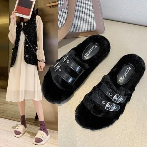 Winter Womens Cozy Fur Memory Foam Slippers Non-Slip House Shoes Indoor Outdoor Bedroom Lovely Fashion Comfort slippers