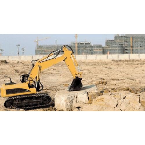 1/14 RC Hydraulic Crawler Excavator 12 Channel 680 Degree Rotation 2.4G Construction Vehicle Model Toy For Kids Christmas Gift