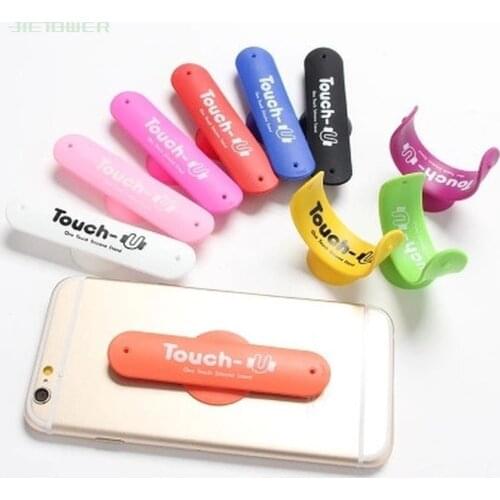 1000pcs/lot Suction Cup Phone Holder Touch U Sucker Shape Silicone Stand Mount for IPhone Samsung Xiaomi Huawei Oppo Vivo HTC