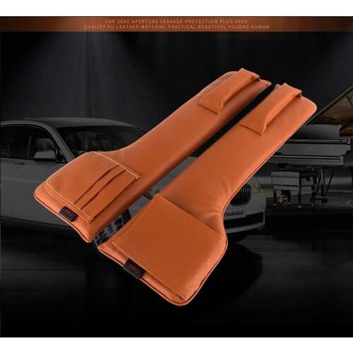 2pcs Car Seat Gap Filler Anti-leak Plug Multifunctional Seat Gap Plug Storage Strip