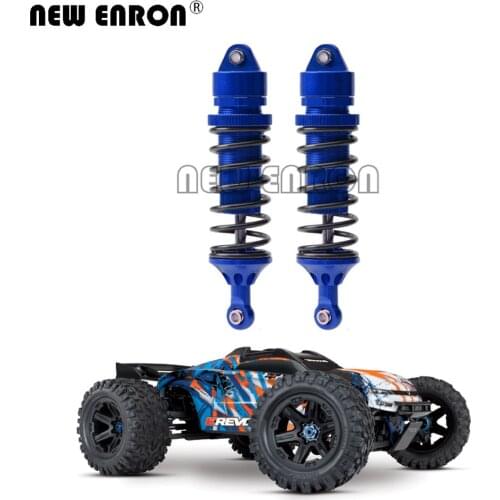 2Pc Alloy 4MM Shafts Shocks Filled Oil Damper 75-88mm #5460 For RC Car Part Traxxas 1/10 Revo E-Revo 2.0 Jato XO-1 Slayer Summit