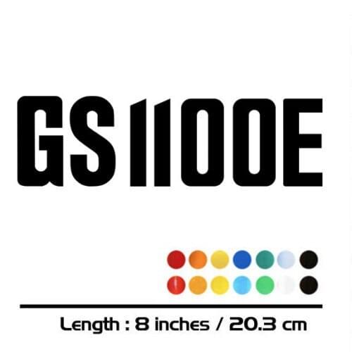 2 X New Sales motorcycle bike Fuel tank Wheels Fairing notebook Luggage helmet MOTO Sticker decals For SUZUKI GS1100E