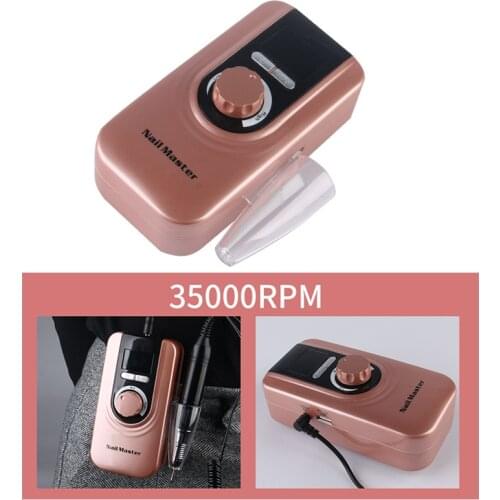 35000RPM Rechargeable Portable Nail Drill Manicure Portable Nail Grinding Machine Manicure Machine Electric Nail File Nail Art