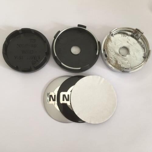 4pcs 56mm 60mm 65mm 68mm Car emblem Wheel Center hub Caps Badge covers sticker car Styling accessories