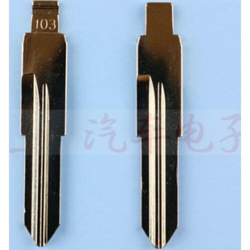 DAKATU NO. 103 Car Remote Key Blade For Old MG MORRIS GARAGE 3 Modified Flip Remote Key Shell Blade Repacemet 103