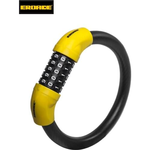 EROADE Portable Zinc alloy bike Code lock Waterproof Anti-Theft Padlock motorcycle Electric bicycle Personalised mtb Accessories