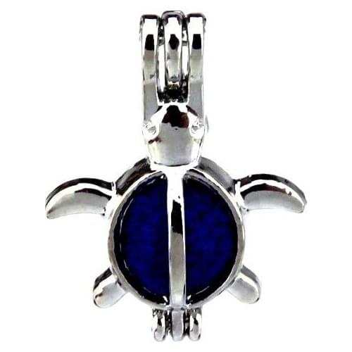 KK200 Trendy Turtle Tortoise Beads Cage Necklace Bracelet Jewelry Making Aromatherapy Essential Oil Locket Pendant