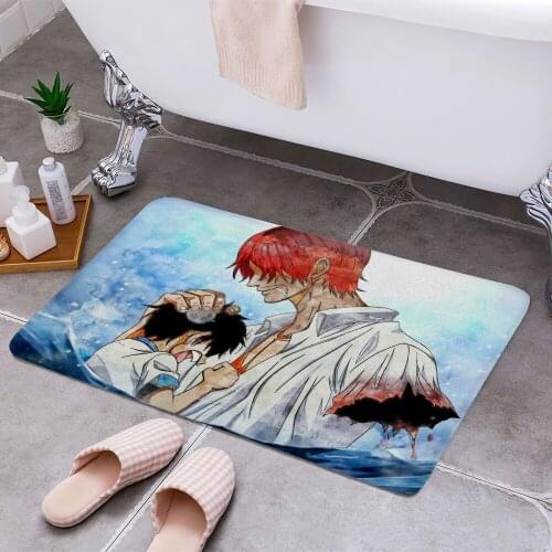 Monkey D Luffy Shanks 3D Print Doormats Rectangle Non-Slip DoorMat Bedroom Kitchen Entrance Print Door rugs Dropshipping