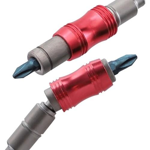 Magnetic Screwdriver Bit Holder Adjustable 20 Degree Screw Driver Rod 1/4'' Hex Shank Screw Bit for Electric Screwdriver Drill