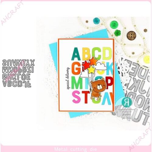 26PCS English Alphabet Metal Cutting Dies for DIY Scrapbooking Photo Album Decorative Embossing Paper Card Crafts Die 2021