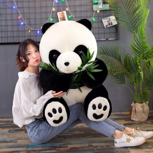 Cute Simulation Animal Panda Plush Toy Giant Soft Hug Bear Doll National Treasure for Children Gift Decoration 35inch 90cm