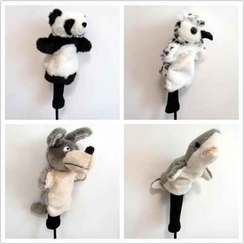 Cute Gift Cartoon Animals Golf Club Head Covers Fairway Woods Hybrids Covers Multi-style For Men Women