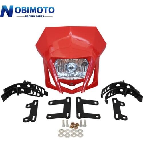 Motorcycle Headlight Fairing Headlamp Head Lamp Moto For HONDA CRF XR 150 230 250 450 Dirt Bike