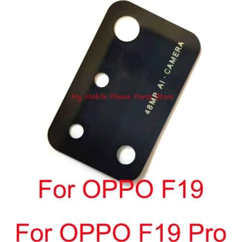 New Back Rear Camera Glass Lens Cover Spare Part For OPPO F19 Pro F19pro Main Camera Lens Glass Replacement Parts