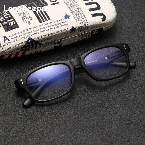 TAC Lens Anti Blue Light Glasses Blocking Filter Reduces Eyewear Strain Clear Gaming Computer Glasses Frame Men Improve Comfort