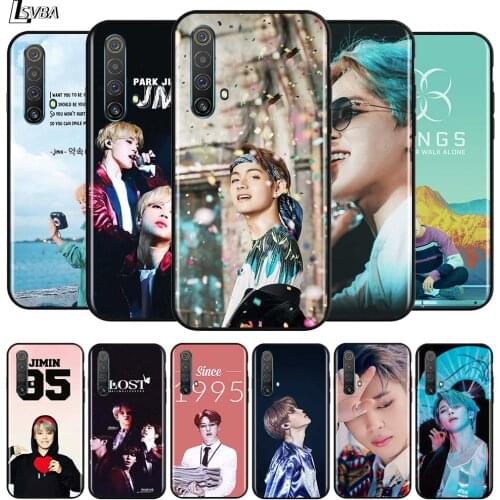 Park Jimin K Pop for OPPO Realme V15 X5 X3 X50 X7 X2 C17 C11 C3 C2 7 7i 6 6S 6i 5 Narzo 20 Pro Black Phone Case
