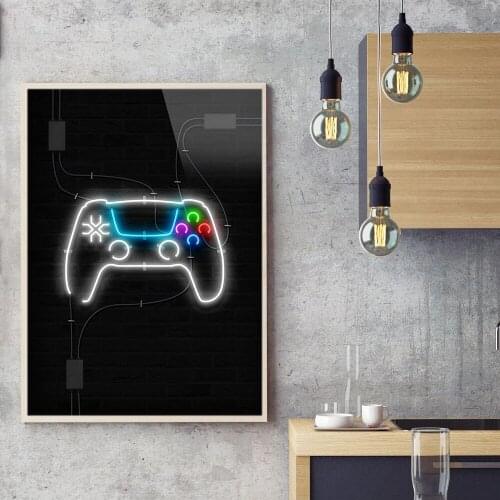 Video Game Posters and Prints Gaming Room Decor Canvas Painting On The Wall Art Modular Gamer Picture for Boys Teen Room