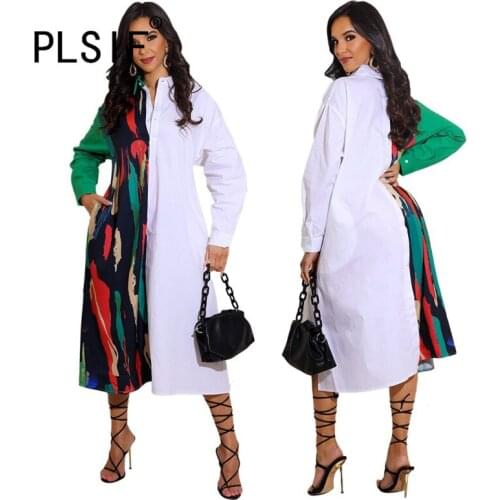 PLSIF Fashionable Shirt Dresses