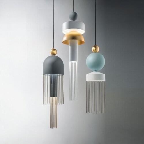 Modern Creative Pendent lamp Nordic Sample Hotel Living Room Bedroom Beside Restaurant Cafe Bar Shop designer LED Pendent lights