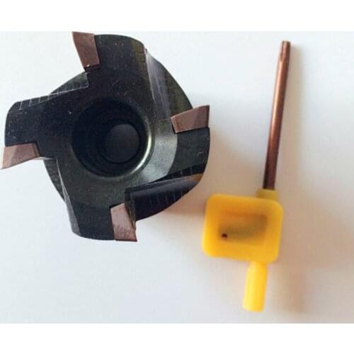 BAP400R-40-22-4T right angle shoulder face mill cutter, 4pcs inserts are fitted on the cutter, best quality in China