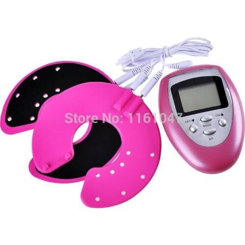Breast enhancer/Pulse massager/Breast enlargement growth machine/body massager/female beauty product/Electrical stimulator(Pink)
