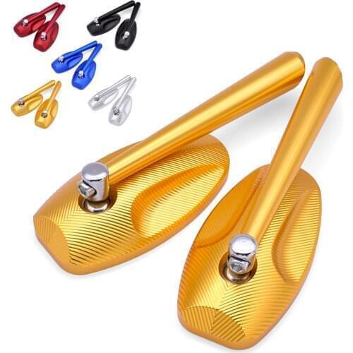 Universal Motorcycle Rear View Mirror CNC Moto Billet Side Mirrors For Yamaha MT07 MT09 MT10 FZ07 FZ09 FZ6 FAZER FZ6R FZ8 MT125