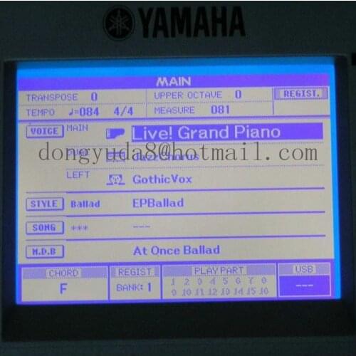 NEW Original lcd screen for yamaha psr s500 s550 s650 mm6 mm8 DGX520 DGX-620 DGX630 DGX640 LCD screen Display Repair replacement