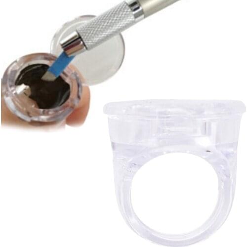 1pcs Eyelash Extend Ring Cup Tattoo Pigments Ink Ring Cups Set Tattoo Equipment Pigment Holder Container Tattoo Holder Rings