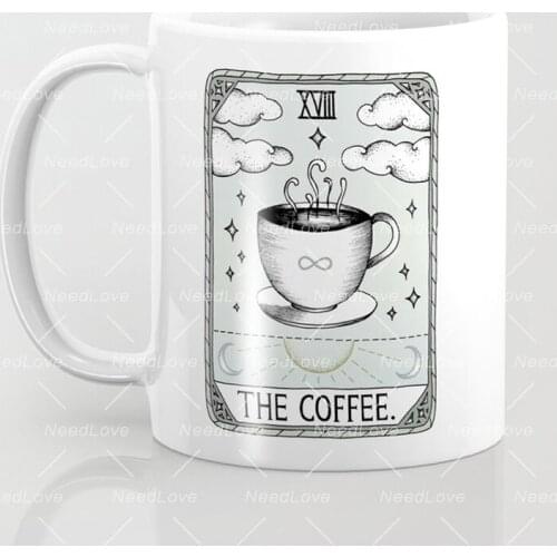 11oz Tarot Coffee Mug White Ceramic Classic Coffee Cup Tea Mug