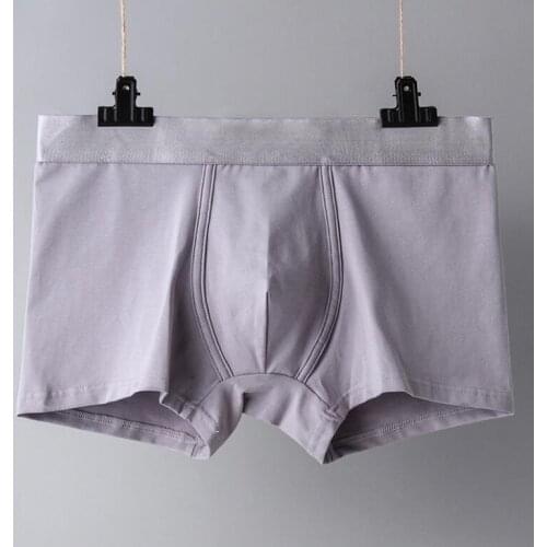 2020 6Pcs/lot Male Panties Cotton Mens Underwear Boxers Breathable Man Boxer Solid Underpants Comfortable