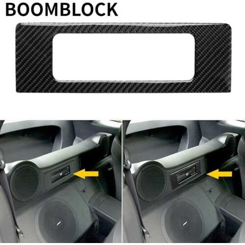 Car DVD Player Center Console Frame Sticker Carbon Fiber Accessories Interior Mouldings Auto For Nissan 350Z 2006 2007 2008 2009