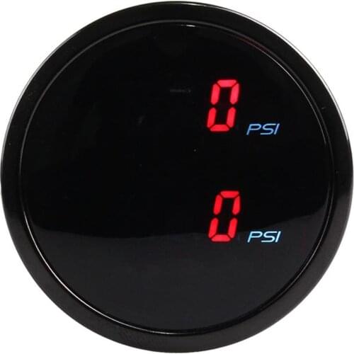 52mm car air pressure Turbo Boost Gauges 2 inch Digital Display PSI car pressure gauge pneumatic shock absorber pressure gauge